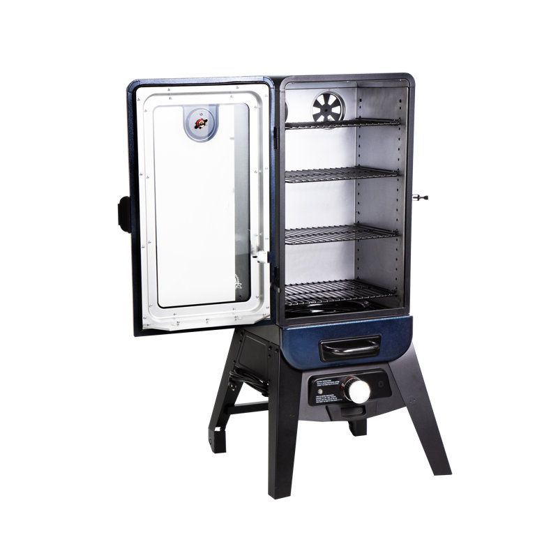 Fumoir électrique vertical Pit Boss 3-Series, bleu martelé