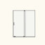 Semi-Frameless Sliding Shower Door, 5/16"(8Mm) Clear SCGG Tempered Glass, Cut Adjustable Width 4"