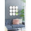 Miroir décoratif de style minimaliste pour la chambre à coucher, le vestibule et le vestibule