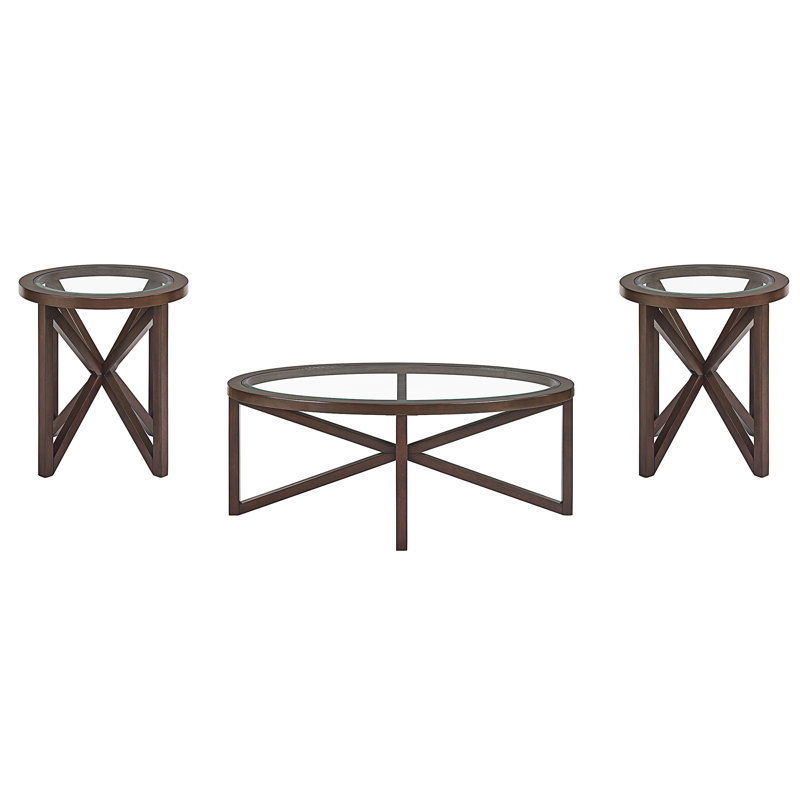 Table basse moderne en verre simple (table incluse seulement), Noir