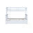 Twin Over Full Bunk Bed with Trundle, Convertible Ladder and Guardrail-1068285163
