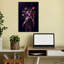 Cosmic Garden Astronaut Surreal Abstract Contemporary Flower Nature Wall Art Print 1 Piece Wrapped Canvas Wall Art-1067943677