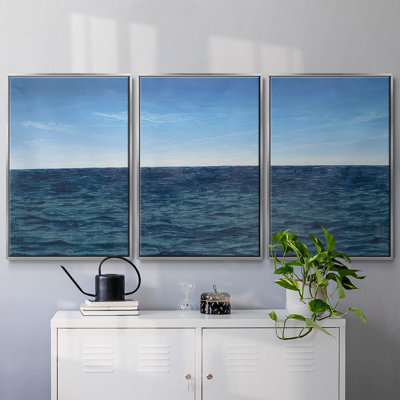 Open Water II, reproduction sur toile 3 pièces