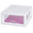 Sterilite Clear & White Plastic Storage Bin with One Drawer