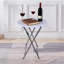 Ensemble de 2 tables de bar pliantes