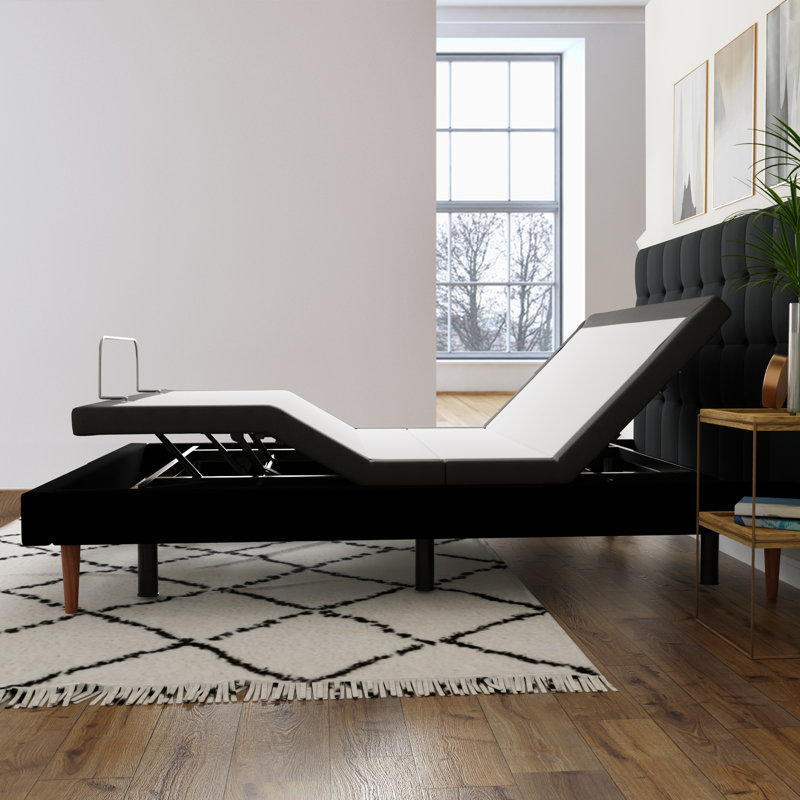 Poughkeepsie 15" Adjustable bed base With Zero gravity, Head and foot incline, Wireless remote, Queen