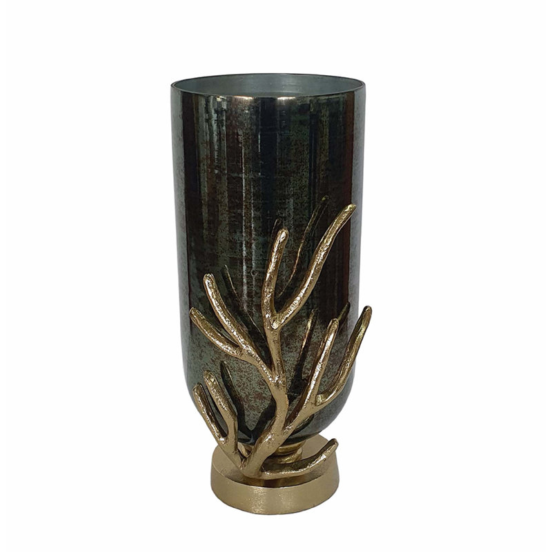 Mcleay Table Vase, 14" H x 7.2" W x 6" D