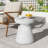 Outdoor Ponti Travertine Side Table-2093387605