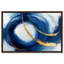 «Azure Azure», art mural bleu et doré par Art Remedy, impression acrylique encadrée 24 x 16-819531381-819531385