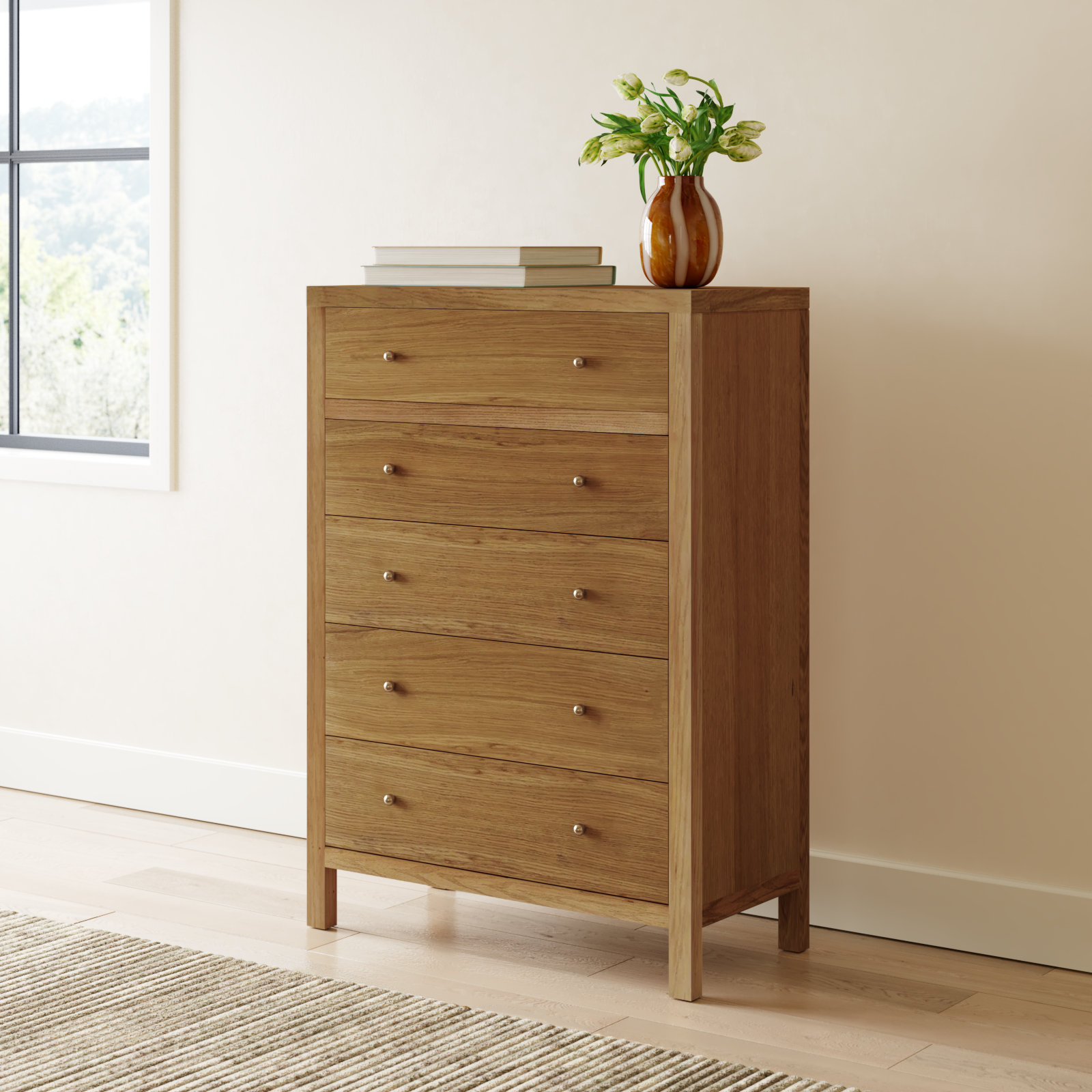Celine 36" Acacia Dresser, Natural