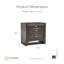 Ensemble de rangement en bois 3 pièces Lakiesha pour chambre à coucher-109341187-111448400-131523163