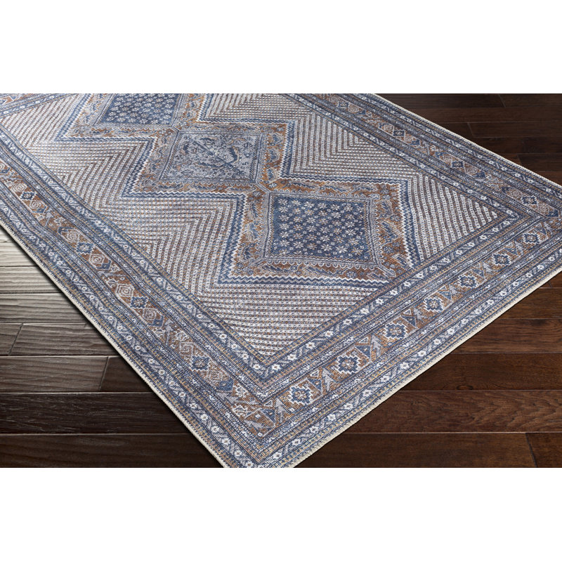 Lenz Washable Oriental Indoor Rug, Rectangle 2' x 2'11"