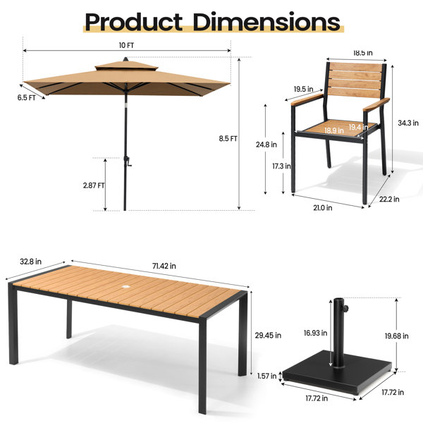 Dimensions du produit