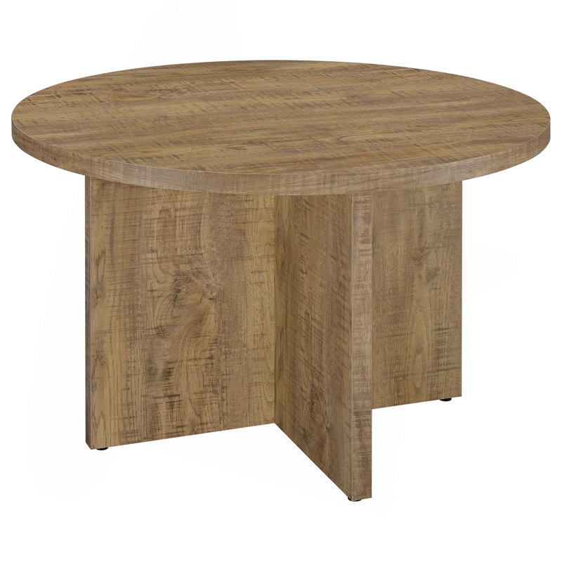 Larrabee Mango Brown Round Dining Table