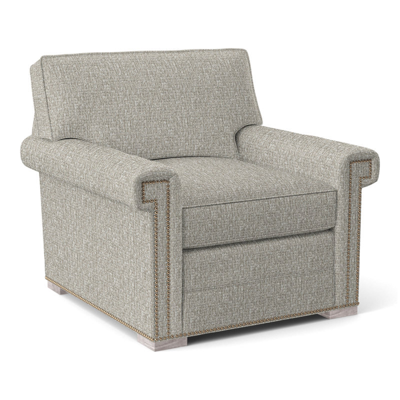Fauteuil 36 po Davidson, Oui, Galet Tarbee, Gris tourterelle