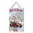 Let It Snow Wooden Sign with Rope Hanger