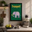 Elephant's Trumpet Geometric - Wrapped Canvas-513773640-513773642