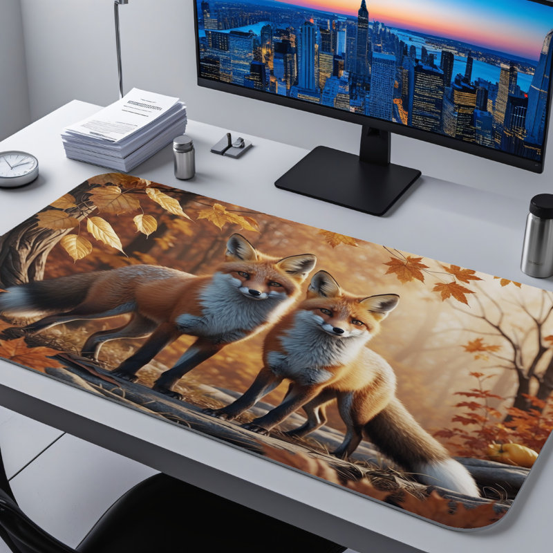 Polyester Desk Pad, 14.4x12.1