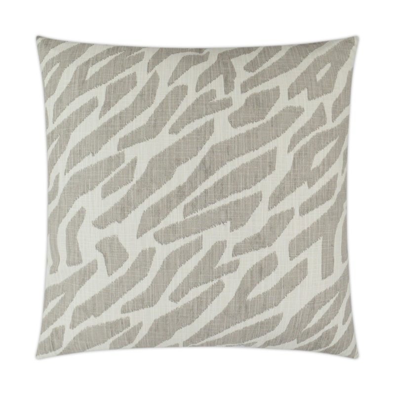 Zany Abstract Cotton Reversible Throw Pillow, Flint, Rectangle 14"H x 24"W
