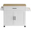 Îlot de cuisine Red Barrel Studio® avec rangement, îlot de cuisine sur roulettes avec abattant, armoire de rangement, tiroir, porte-épices, porte-serviettes, chariot de cuisine pour la cuisine, noir-541904836