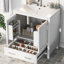 Meuble-lavabo de salle de bain avec lavabo simple encastré-94400000