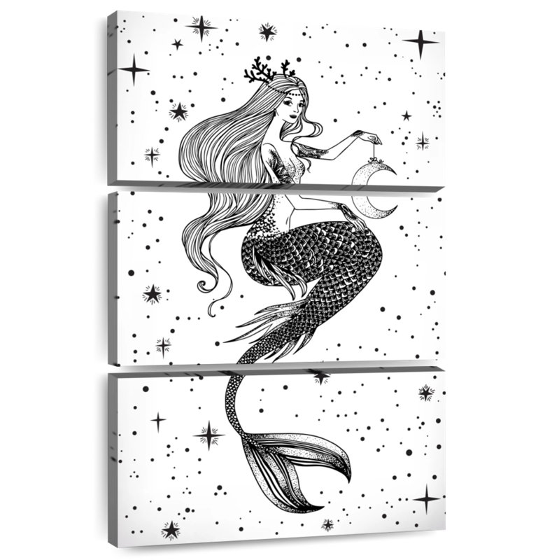 Kelan Evening Mermaid, 45" H x 28" W