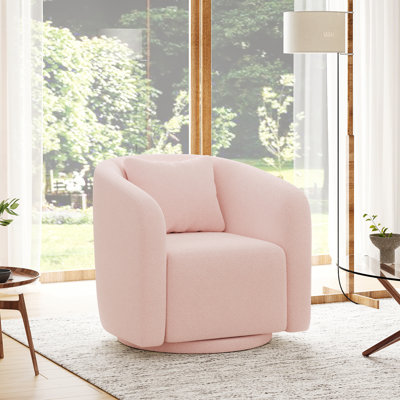 Fauteuil demi-tonneau pivotant Bashar