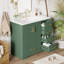 Meuble-lavabo simple 36 po avec plateau en résine Fazon-2022493211