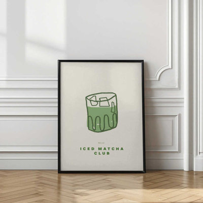 Framed Art Print - Green Elixir Illustration on Premium Watercolor Paper
