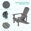 Chaise Adirondack en plastique Yonds-1895301201