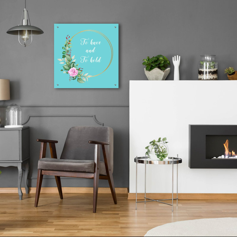 «Joyful Love» par Jean Plout, art mural en verre acrylique, 24 po x 24 po, 24 po x 24 po