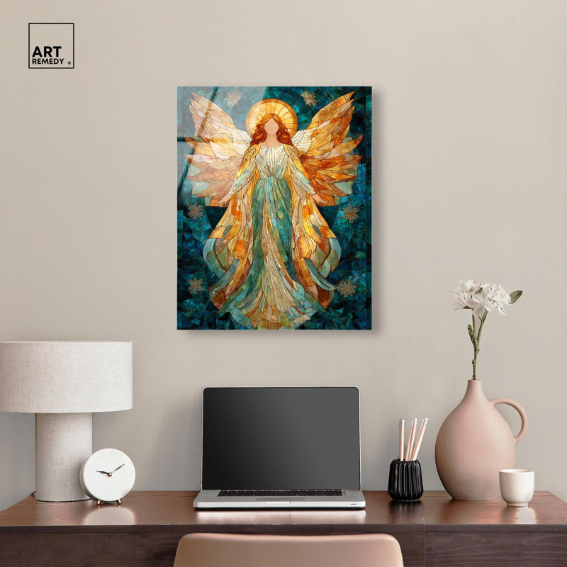 «Aztec Queen», reproduction d'art acrylique par Art Remedy, prête à être accrochée, 20 x 24, H 24 po x l 20 po