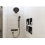 XtraStoris Individual Wall Niche Matte Black with Design Frame 15.38" x 15.38" x 4"-1051920610