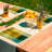 Polyester Abstract Rectangle Placemat