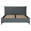 Classic upholstered King Bed with loft-up storage, matress area 150 x 200 cm, minimalistic headboard-1089631217-1089631220