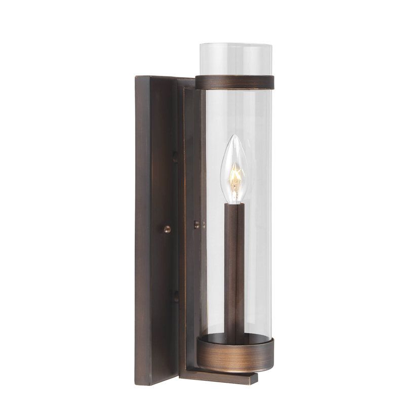 Plafonnier encastré 1 lumière Pineiro, Bronze huilé