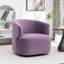 Fauteuil demi-tonneau pivotant en velours Tybias-1477449440