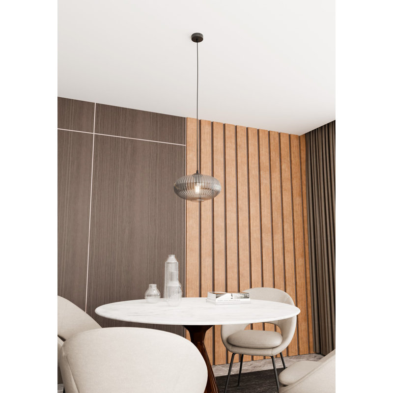 Samyiah 1 - Light Matte Black Pendant, Matte Black/Graphite
