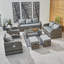 Sewanee Rattan 9 - Person Seating Group with Cushions