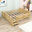 Lit plateforme en bois pour enfants avec bibliothèques de rangement-789304660-789304662