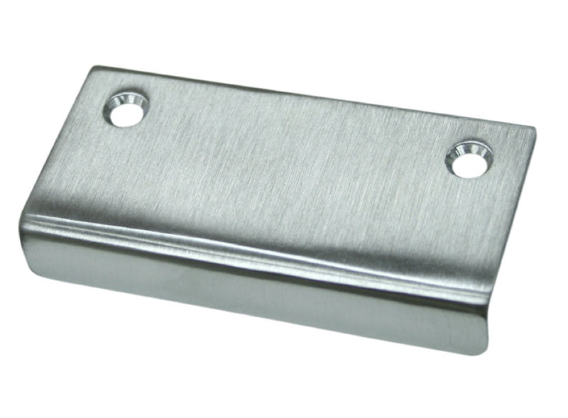 Deltana DCM215U26 Drawer, Cabinet, Mirror Pull, 2" x 1-1/2" in Polished Chrome, 3", Antique Brass
