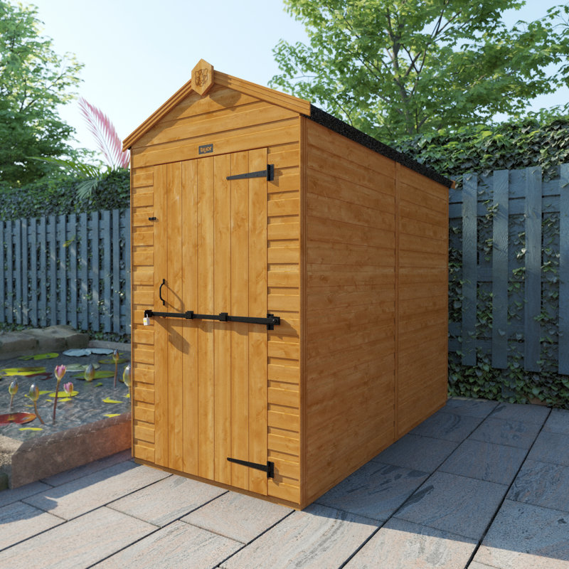 8x4w TigerFlex® Shiplap Apex Security Shed