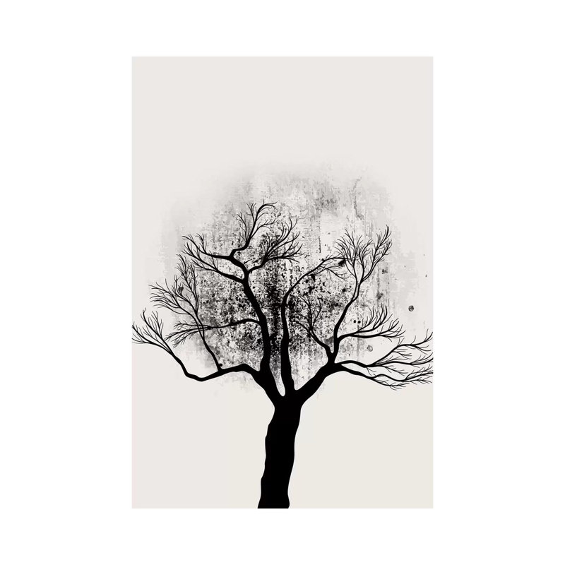 «Tree Study No.5» par Kubistika, impression sur toile tendue, H 12 po x l 8 po x P 0,75 po