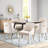 Velvet Upholstered Side Chair  With Gold Legs-1350955929