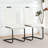 Johntavia odern Dining Chairs with Faux Leather Padded Seat Dining Living Room Chairs Upholstered Chair with gold Metal Legs Design for Kitchen, Living, Bedroom, Dining Room Side Chairs Set of 2-312219609-325366310-325366313