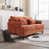 Chenille orange foncé
