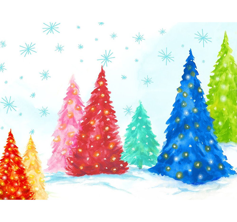 «Magic Christmas Trees I» par PI Studio PI Studio (36 X 24) # HP144A