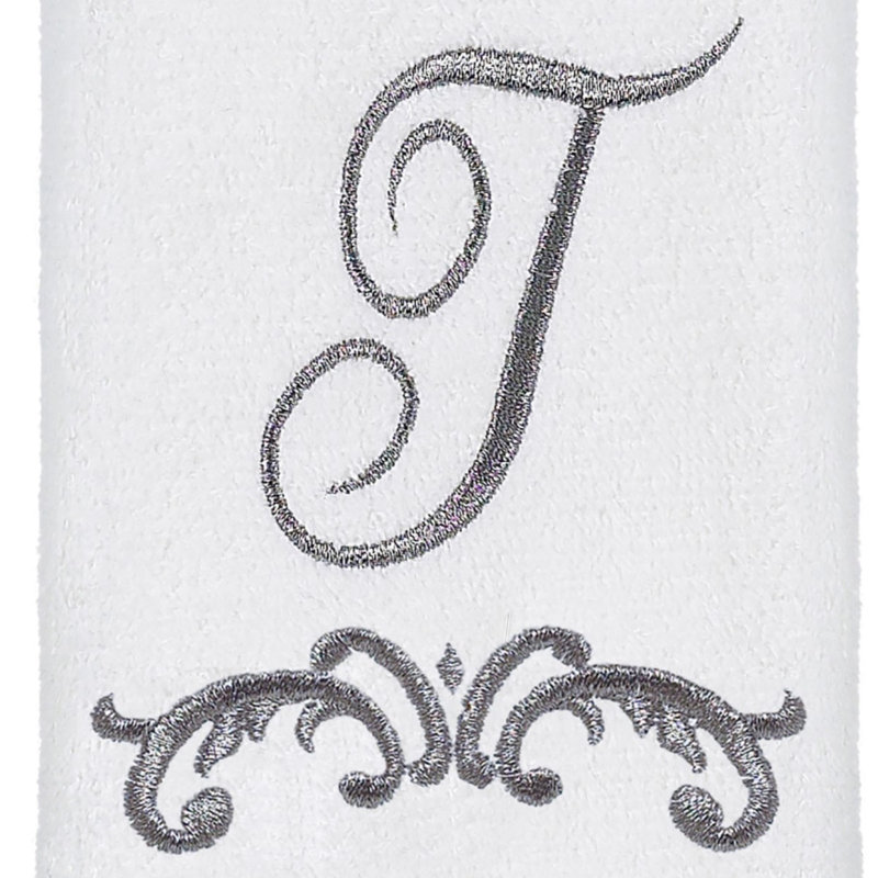 Avanti Linens Scroll Mono Fingertip Towel T
