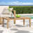Acacia Wood Outdoor Coffee Table