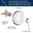 Tub & Shower Faucet with Rough in-Valve-117402503